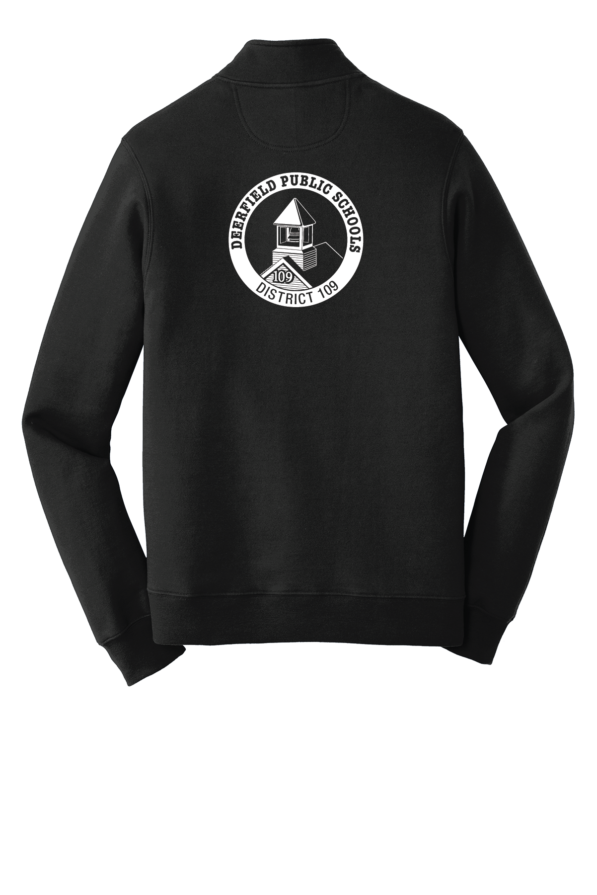 PC850Q Black Unisex Port & Co Fleece 1/4-Zip Sweatshirt