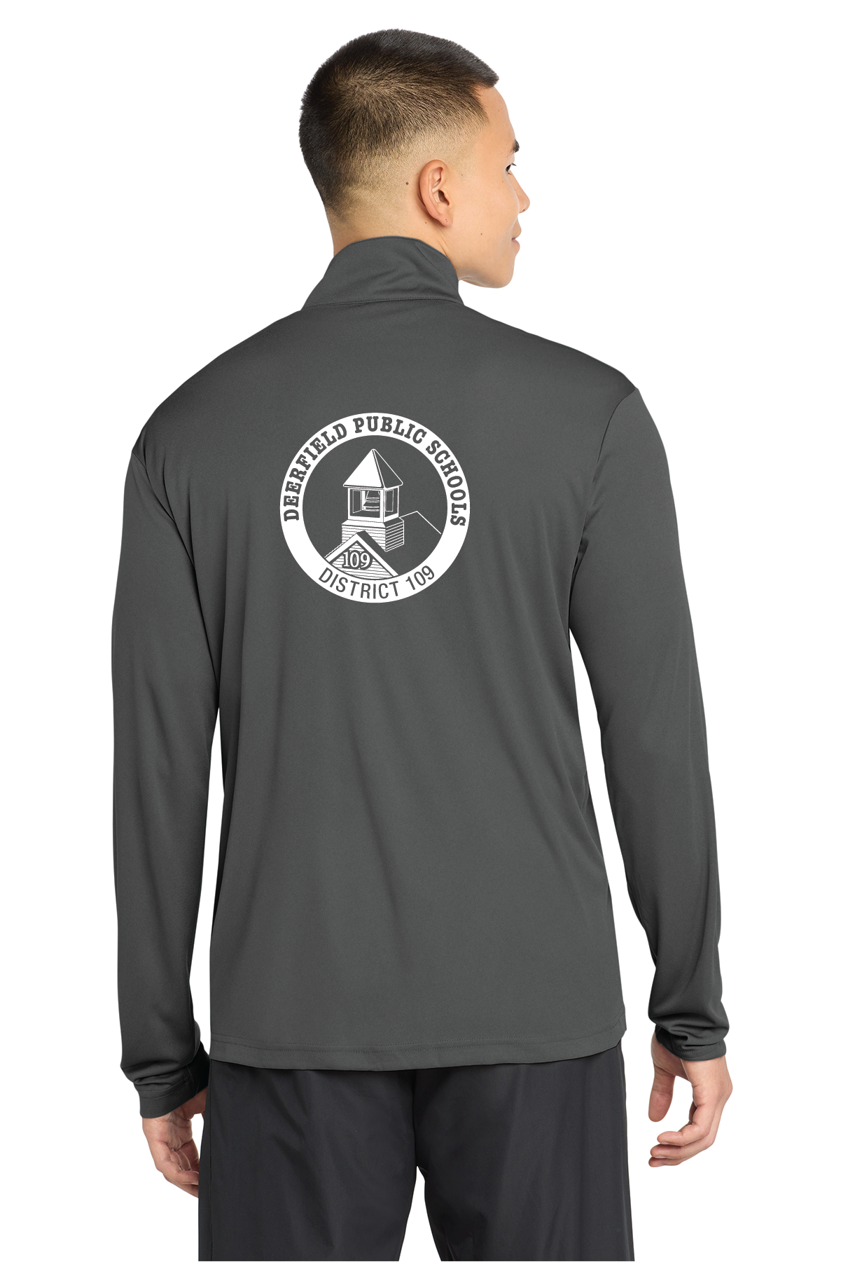 ST357- D. Grey Sport-Tek 1/4-Zip Pullover