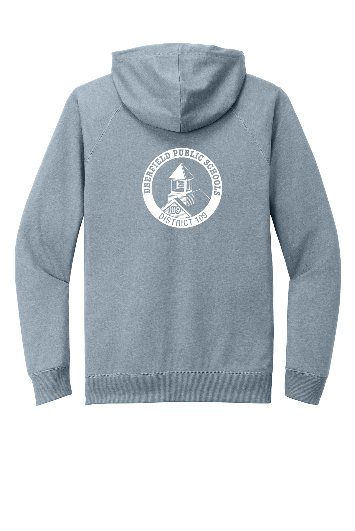 Featherweight French Terry Full-Zip Hoodie Flint Blue Heather DT573