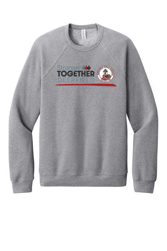 BC3901 BELLA+CANVAS Athletic Heather Unisex Sponge Fleece Sweatshirt