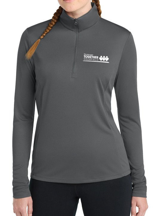 LST357- D. Grey Sport-Tek 1/4-Zip Pullover